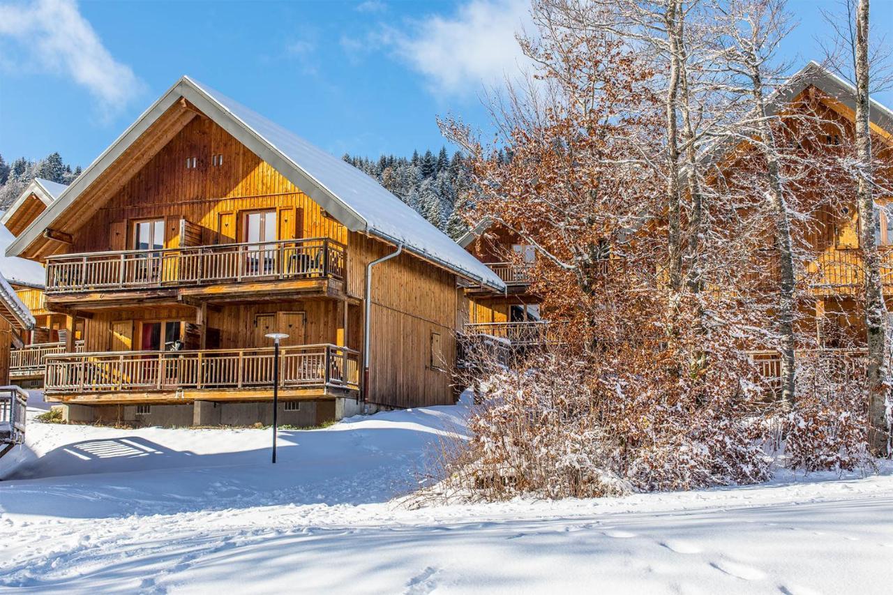 Madame Vacances Les Chalets Du Berger Premium*** La Féclaz Exterior foto